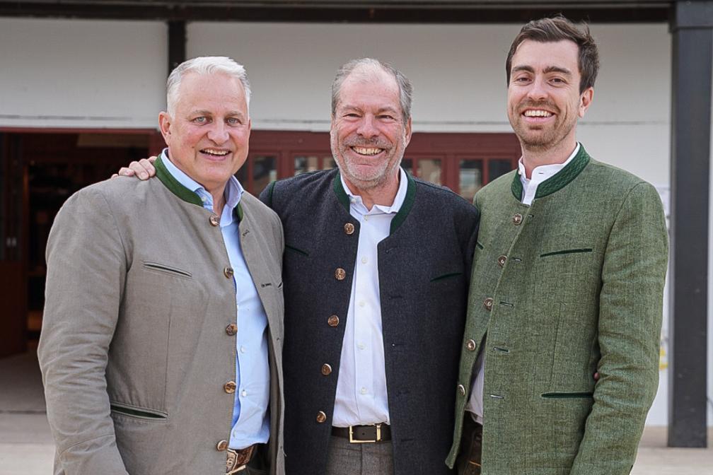 Christian, Michael F. und Konstantin Schottenhamel (von links).