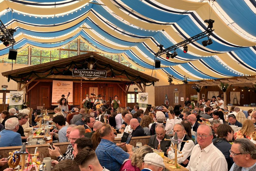 Boandlkramerei beim Presserundgang. 