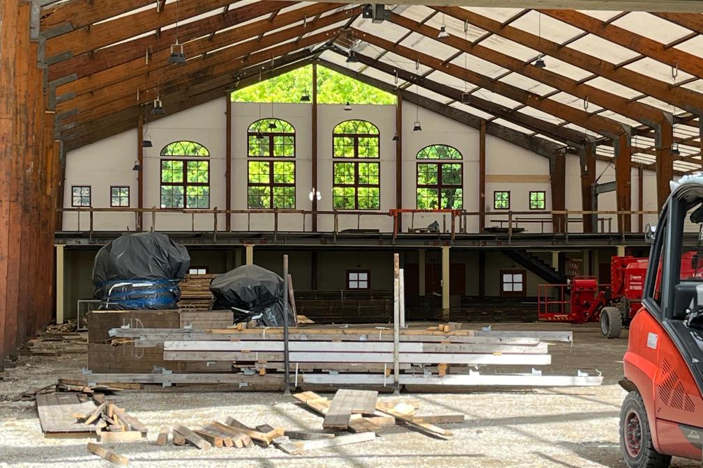 Blick ins Zeltinnere vom Hofbräu-Festzelt 