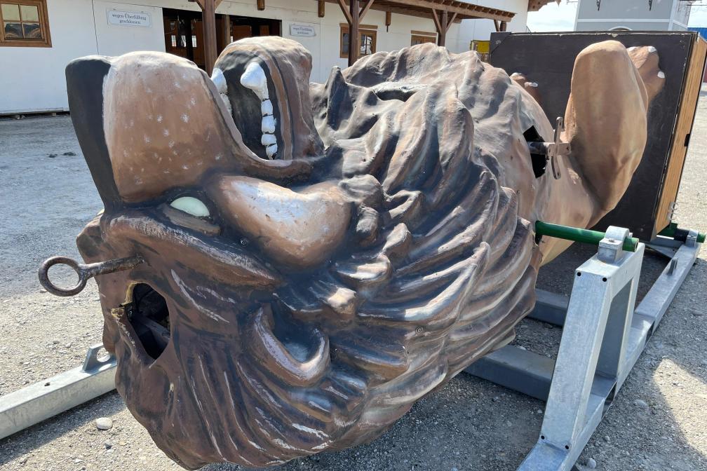 Der berühmte Löwe vom gleichnamigen Löwenbräu-Festzelt. 