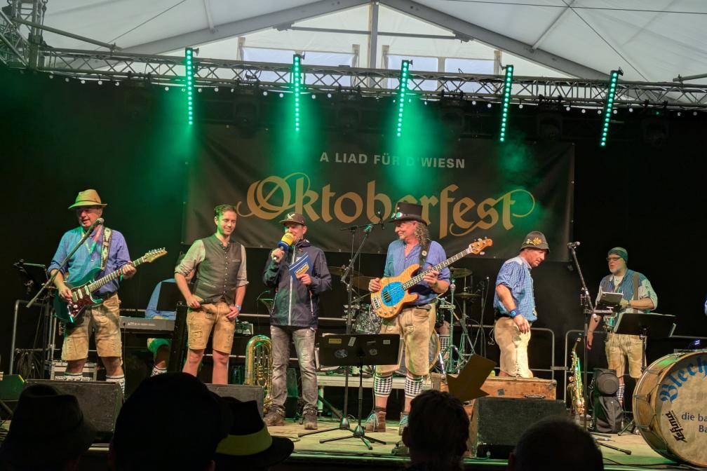 Auf der Brass Wiesn wurden die drei Finalisten des Oktoberfest Musikwettbewerbs vorgestellt
