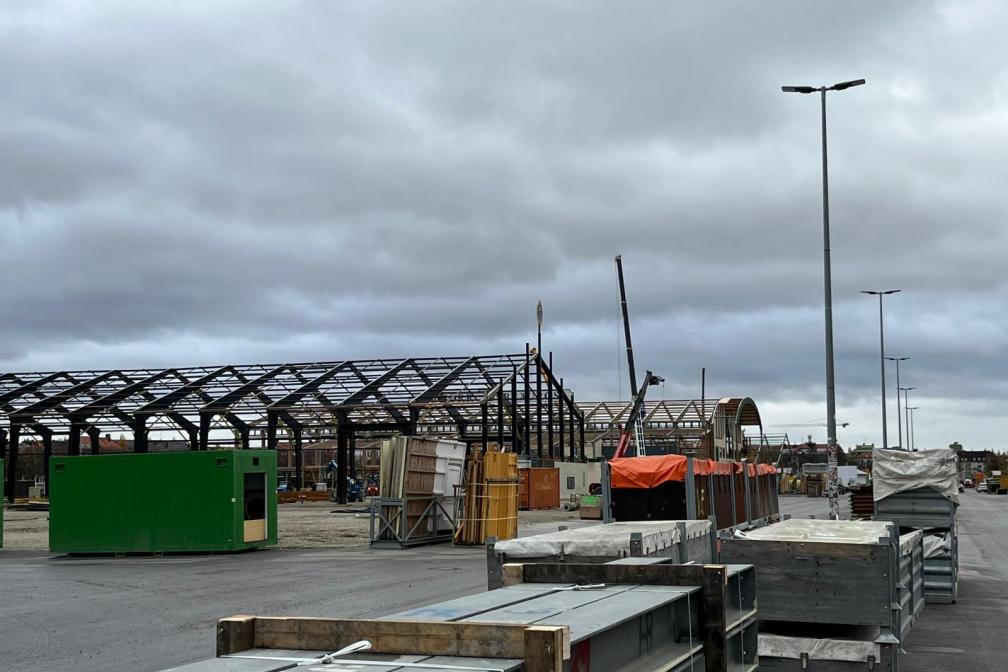 Auch der Abbau läuft nach einem strikten Zeitplan. 