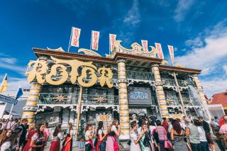 Front des Rotors während der Wiesn