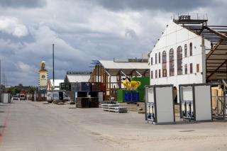 Die Wirtsbudenstraße gewinnt an Gestalt Die Wirtsbudenstraße gewinnt an Gestalt