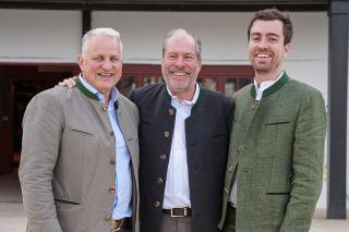 Christian, Michael F. und Konstantin Schottenhamel (von links).