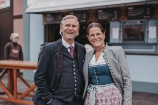 Das Wirtepaar der Knödelei Florian und Bettina Oberndorfer