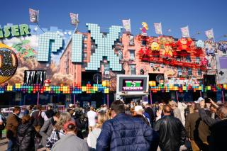 Der Laser Pix auf dem Oktoberfest