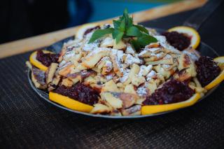 In der Ochsenbraterei gibt's Bio-Kaiserschmarrn.