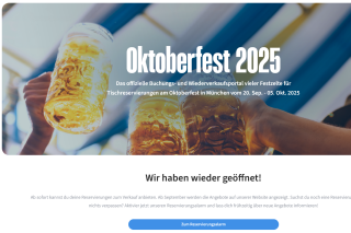 oktoberfest-booking.com ist das offizielle Buchungs- und Wiederverkaufsportal vieler Festzelte für Tischreservierungen oktoberfest-booking.com ist das offizielle Buchungs- und Wiederverkaufsportal vieler Festzelte für Tischreservierungen