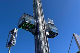 Der Skylift auf dem Oktoberfest