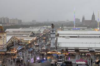 Regen auf dem Oktoberfest