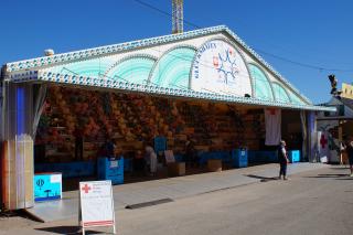 Der Glückshafenstand auf der Oidn Wiesn