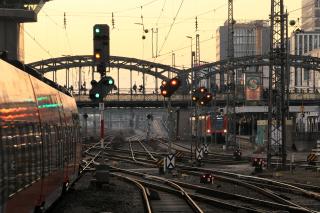 Ausfahrt RB aus dem Münchener Hauptbahnhof