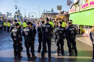 Polizeikräfte auf dem Oktoberfest