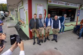 Thomas und Christian Luff mit OB und Wiesnchef