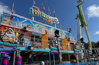 Das Schau- und Belustigungsgeschäft „Fisherman‘s“ steht ebenfalls zum ersten Mal auf dem Oktoberfest. 