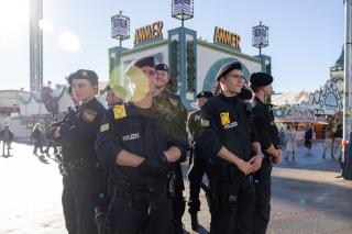 Polizeikräfte auf dem Oktoberfest